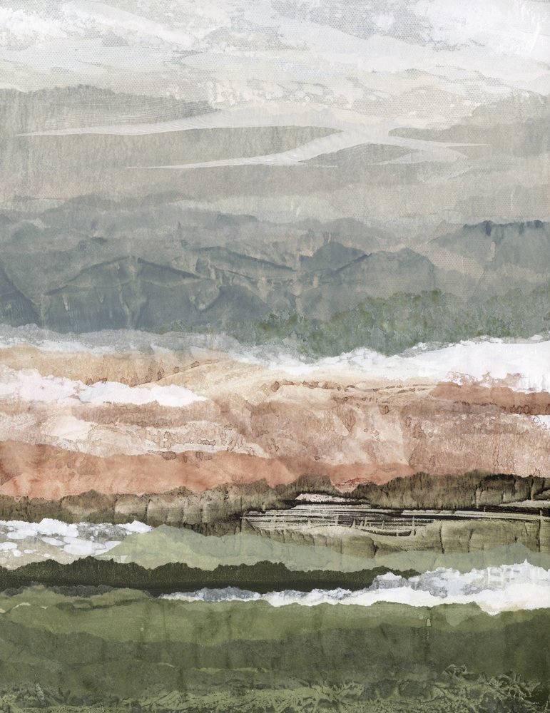 Capas de la montaña serena de Lara Eckerman
