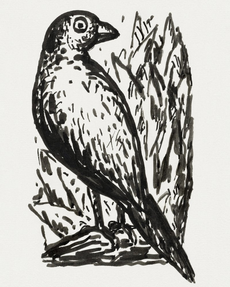 Bird (h. 1891-1941) de Leo Gestel