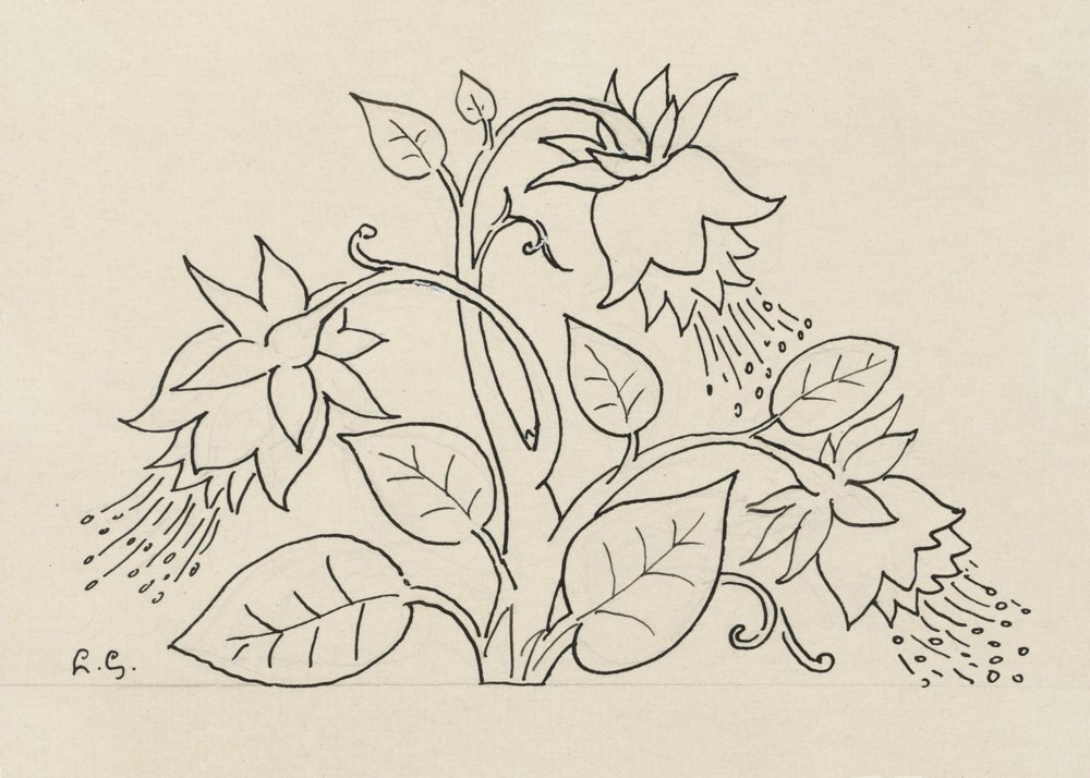 Arbusto con flores de Leo Gestel