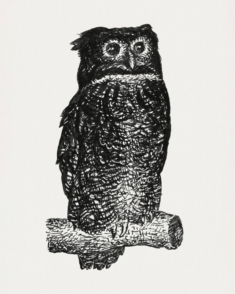 Búho de Leo Gestel