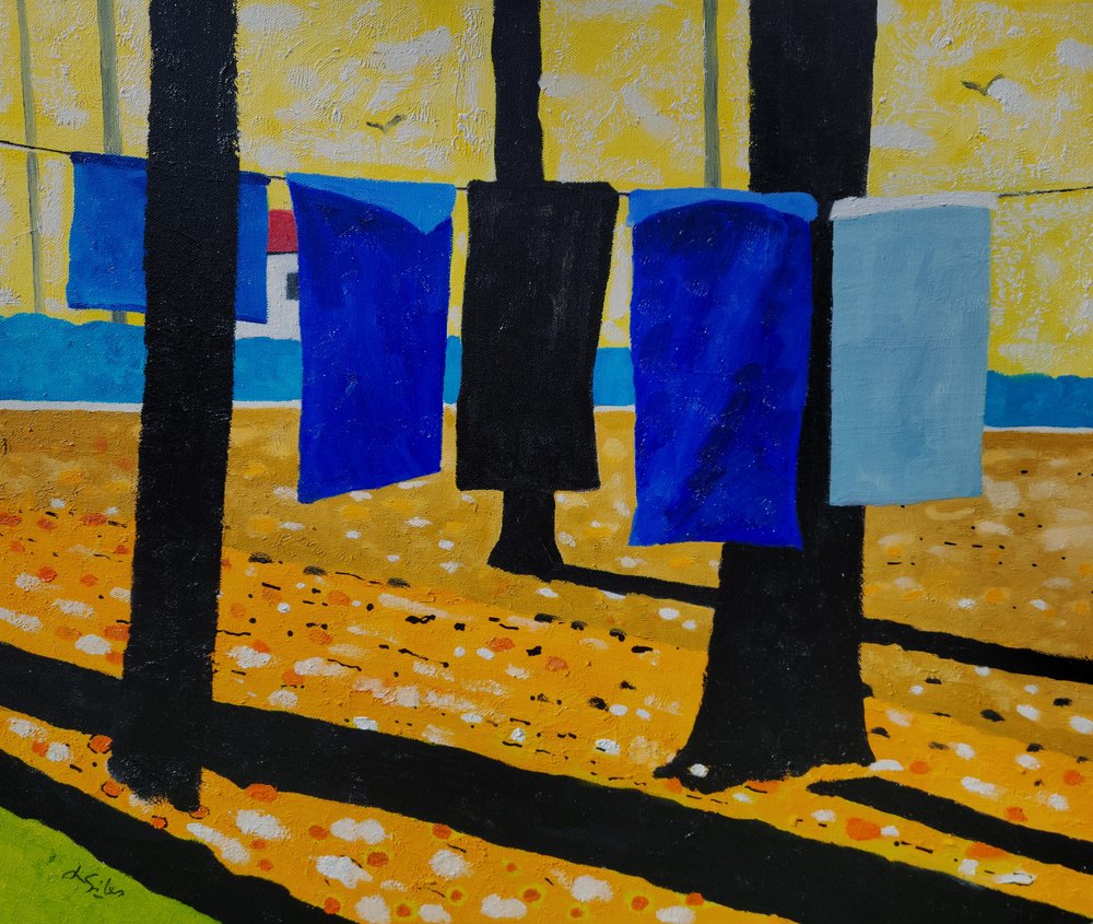 Día del tendedero al sol de Lesley Giles