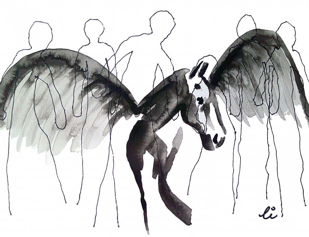 El caballo alado de los sueños de Li Gessbo