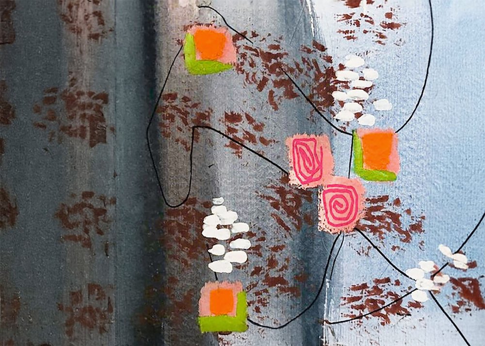 Formas orgánicas coloridas de Lori Ann Folz