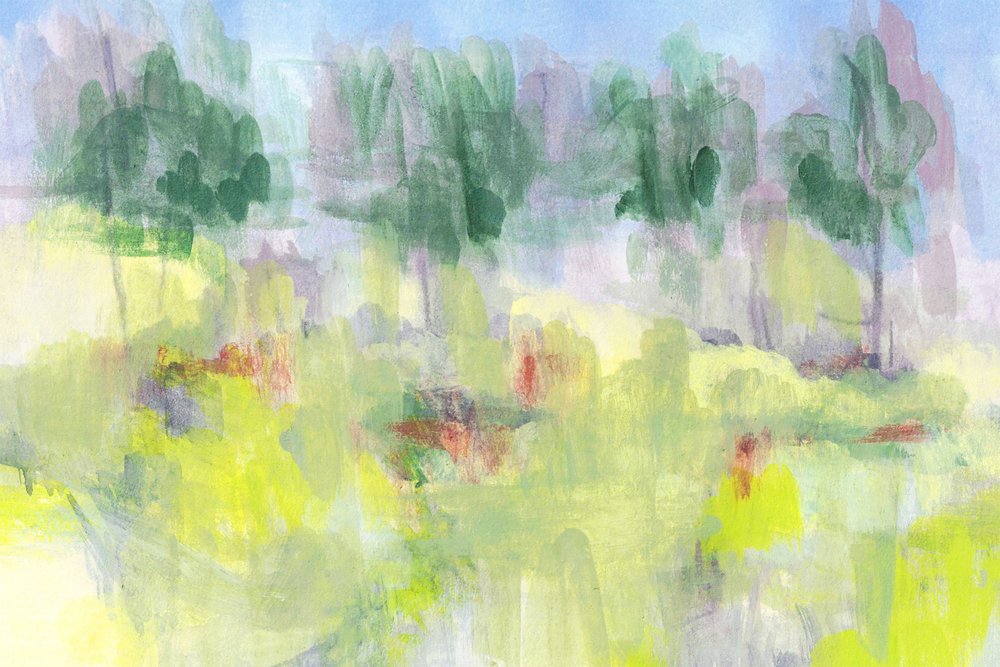 Paisaje de ensueño en tonos pastel de Lori Ann Folz