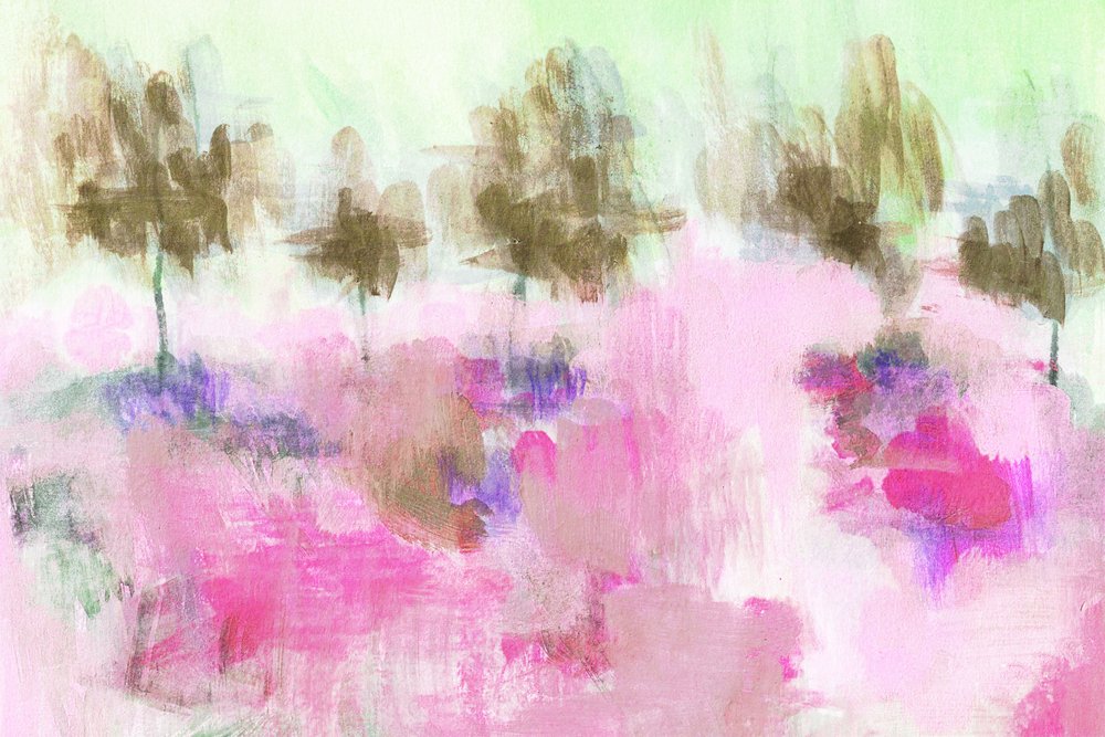 Campo rosa de ensueño de Lori Ann Folz