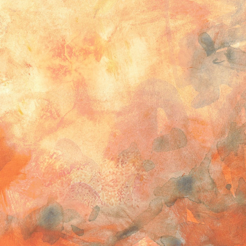 Flujo de acuarela «Melocotón dorado» de Lori Ann Folz