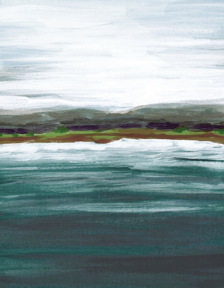 El sereno horizonte del lago de Lori Ann Folz