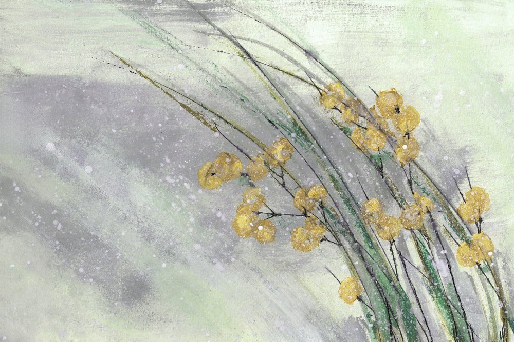 Delicadas flores amarillas de Lori Ann Folz
