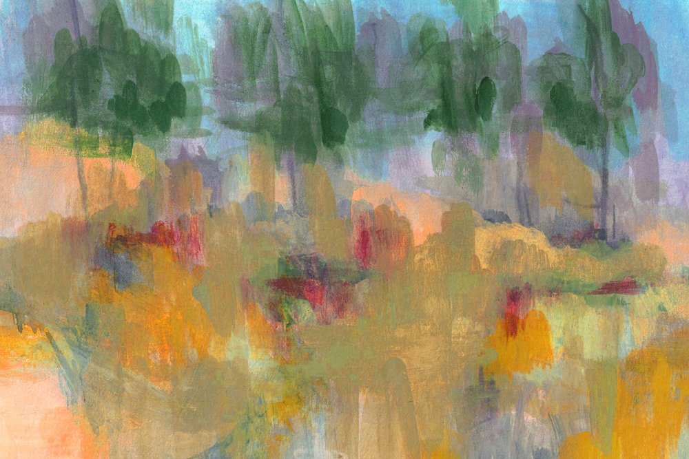 Paisaje otoñal lleno de colorido de Lori Ann Folz