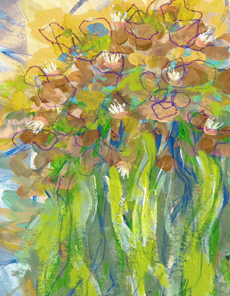 Flores de jardín en todo su esplendor de Lori Ann Folz