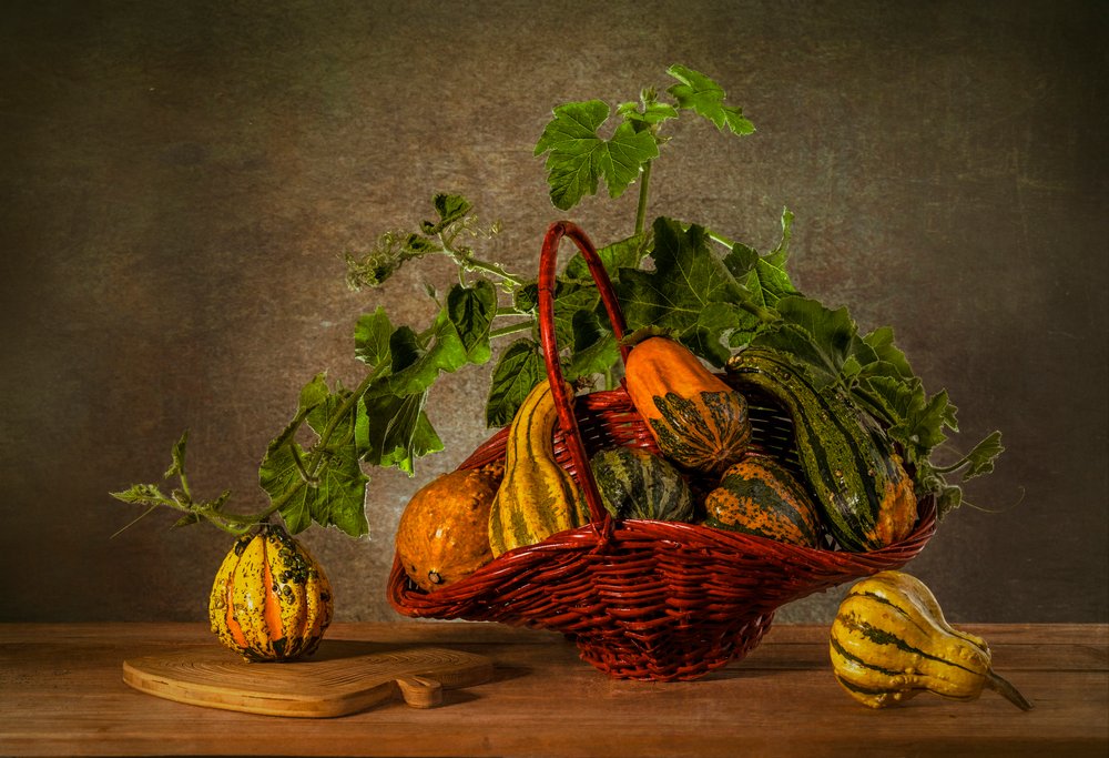 Calabazas de la cosecha de otoño de Lydia Jacobs
