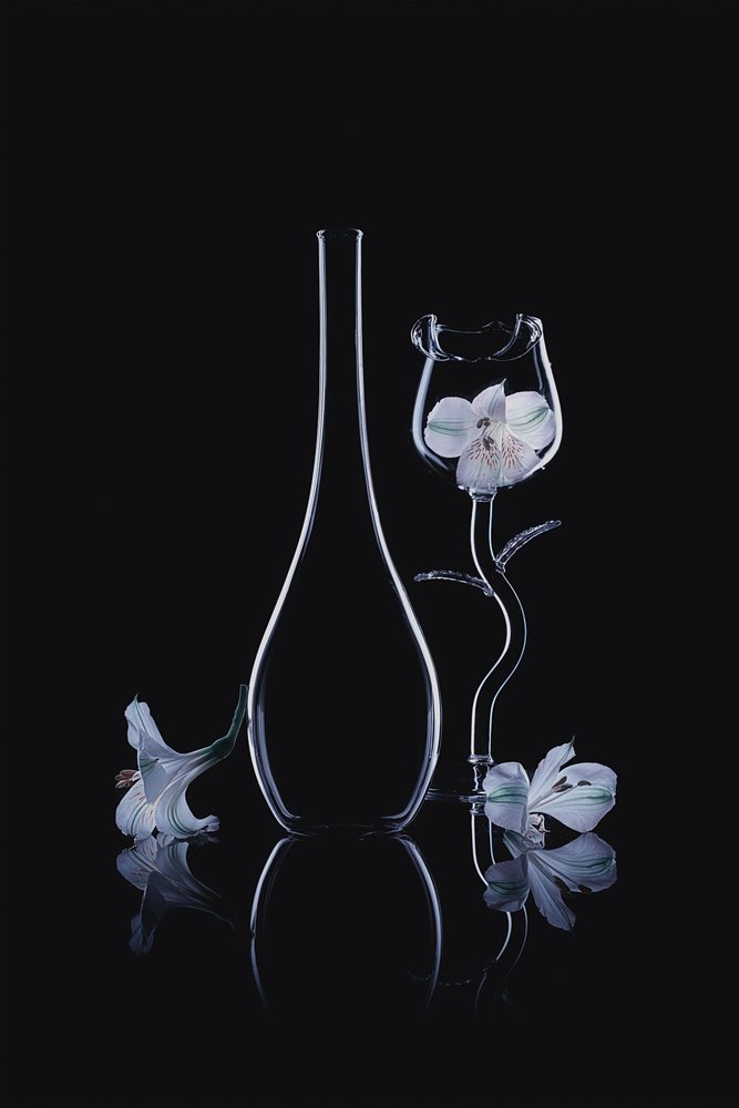 Elegantes orquídeas de cristal de Lydia Jacobs