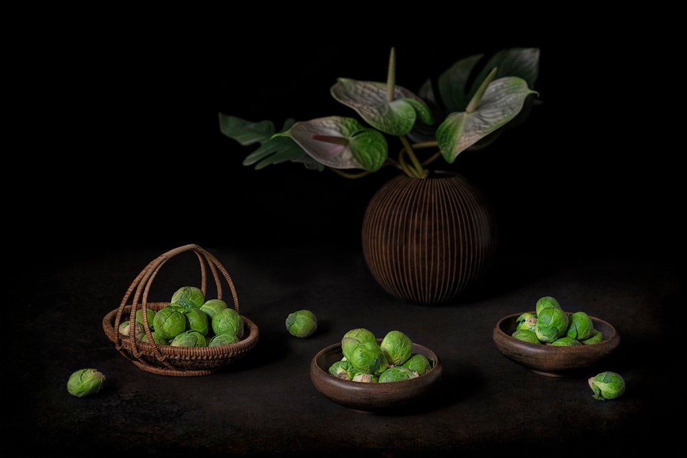 Naturaleza muerta de brotes melancólicos de Lydia Jacobs