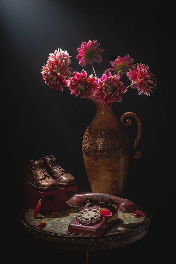 Composición nostálgica de naturaleza muerta de Lydia Jacobs