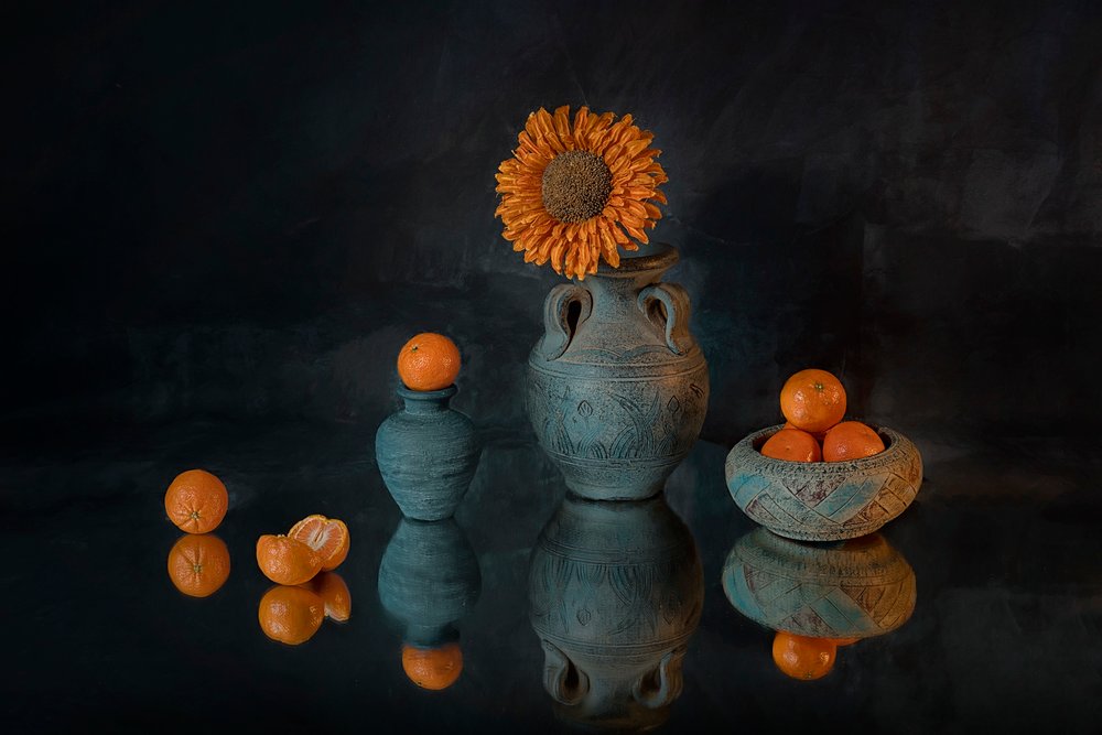 Mandarinas «Girasol» de colores vivos de Lydia Jacobs