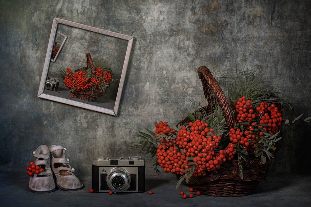 Naturaleza muerta otoñal de estilo vintage de Lydia Jacobs