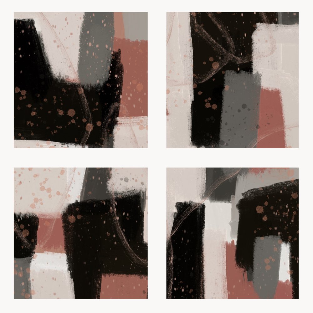 Tonos tierra abstractos de MANSI SAXENA
