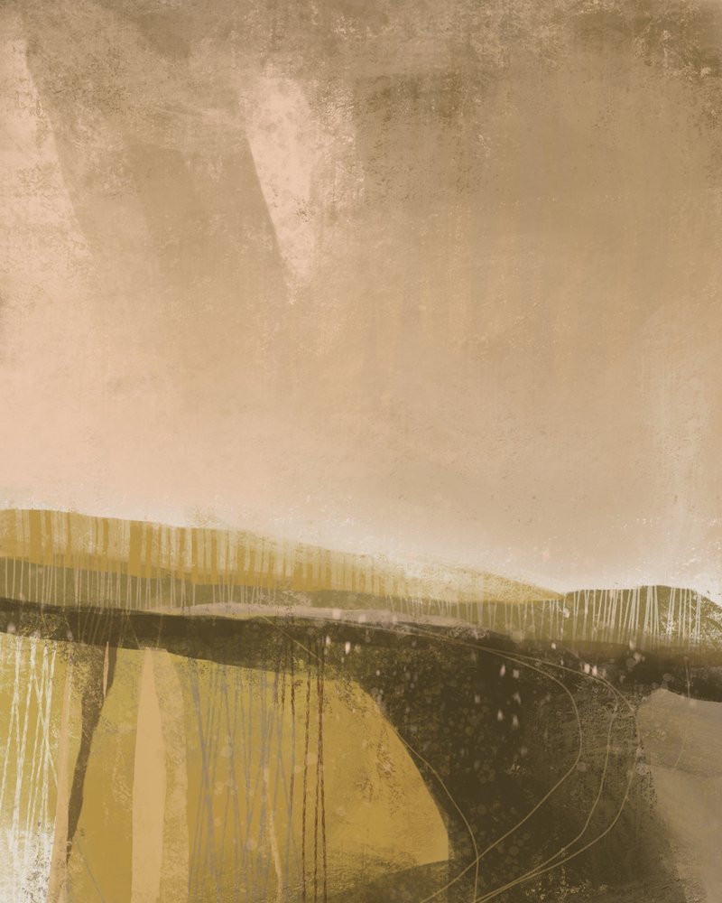 Paisaje terrestre abstracto de MANSI SAXENA