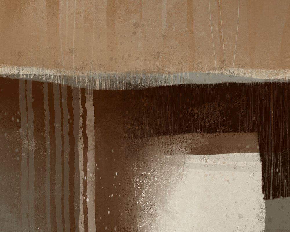 Texturas abstractas con tonos terrosos de MANSI SAXENA