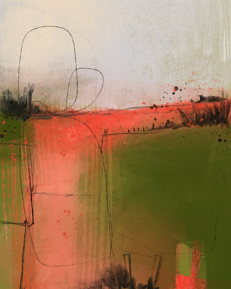 Paisaje abstracto y sereno de MANSI SAXENA