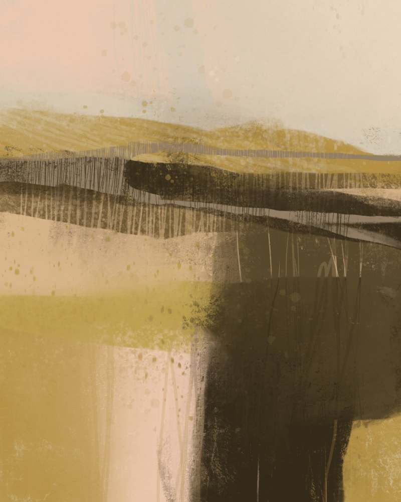 Paisaje sereno en capas de MANSI SAXENA