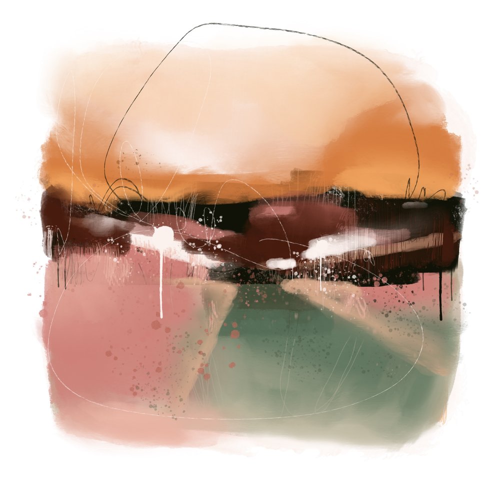 Horizonte abstracto y suave de MANSI SAXENA