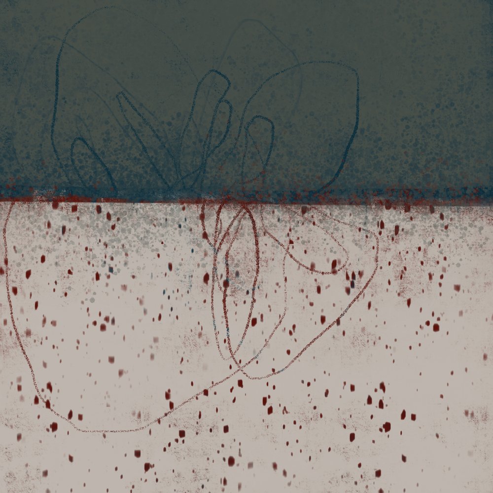 Bloques de color abstractos con textura de MANSI SAXENA