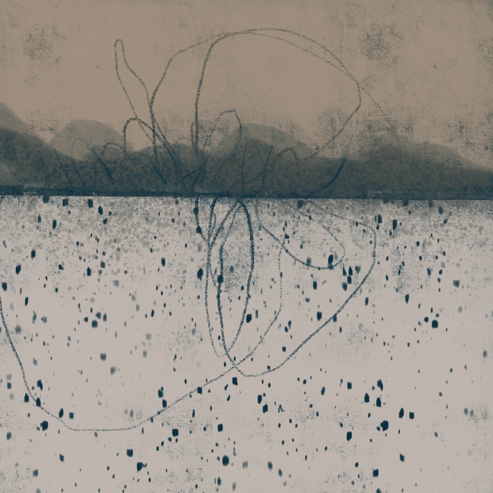 Líneas abstractas con textura de MANSI SAXENA