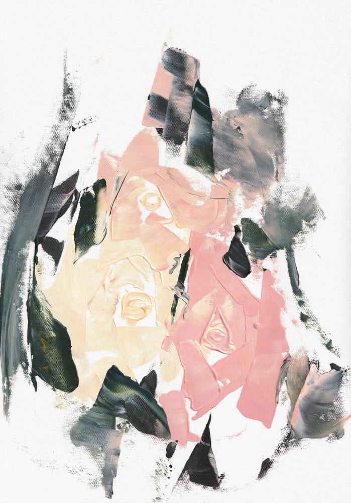 Rosas rosadas abstractas de Maira Ribena