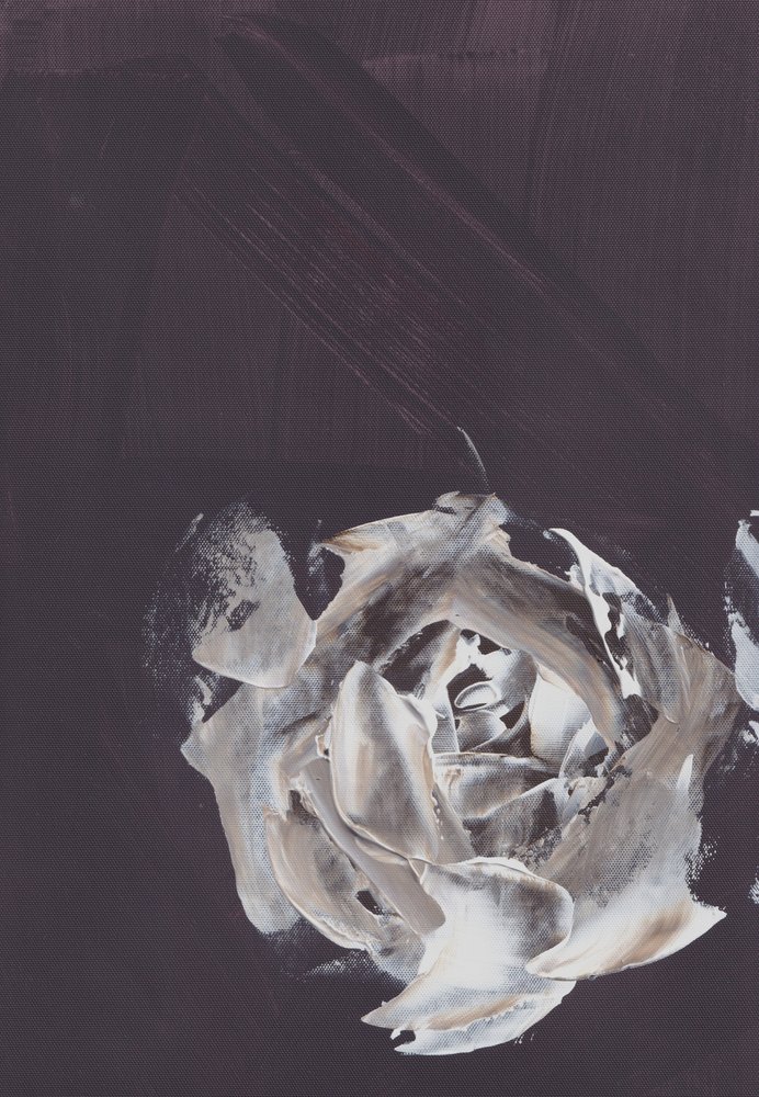 Rosa abstracta oscura de Maira Ribena