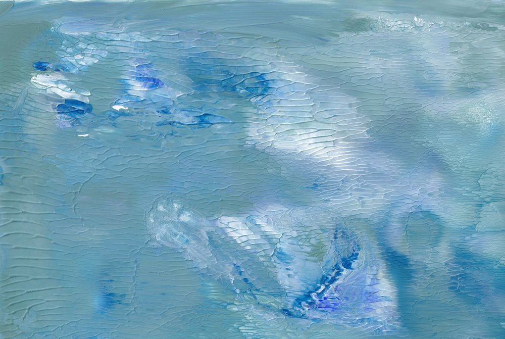Textura azul fluida de Maira Ribena