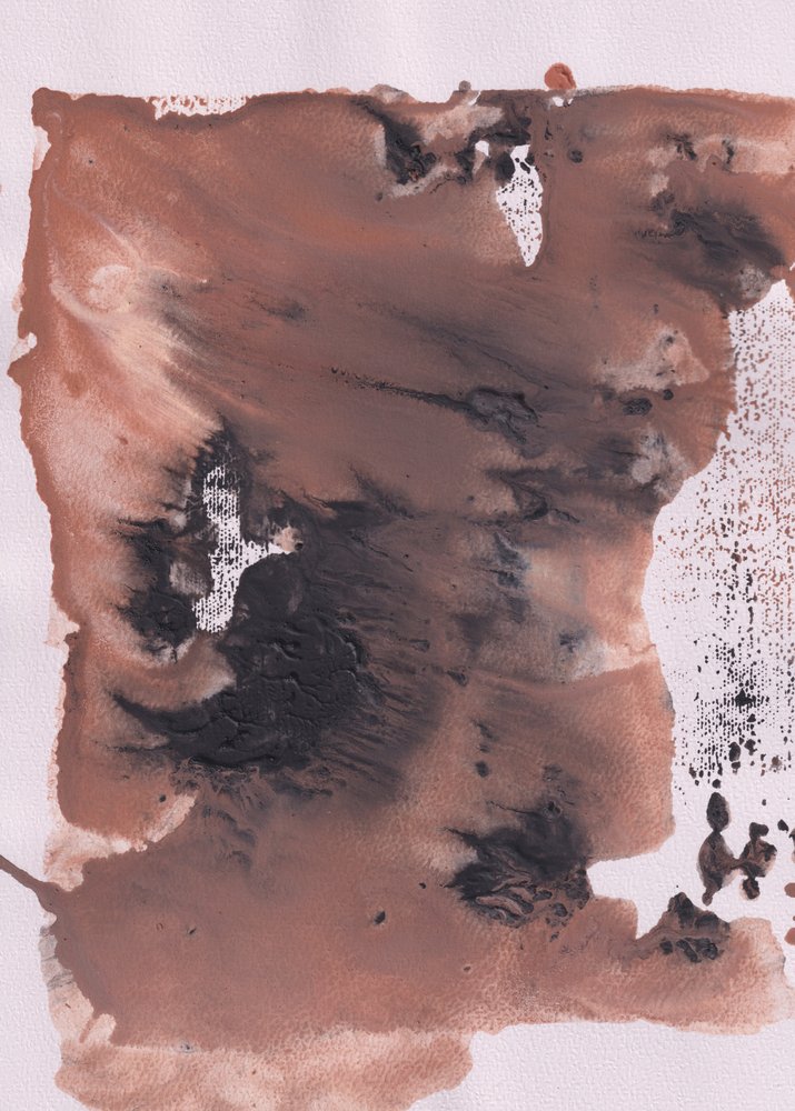 Abstracto fluido y terroso de Maira Ribena