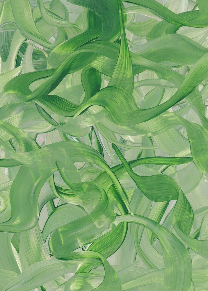 Remolinos verdes fluidos de Maira Ribena