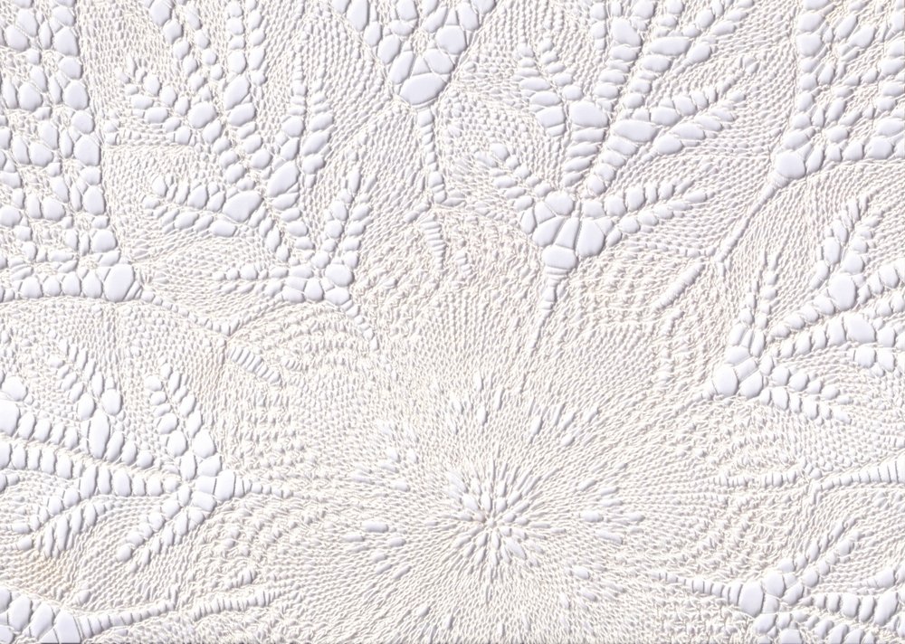 Patrón de encaje «Soft Cream» de Maira Ribena