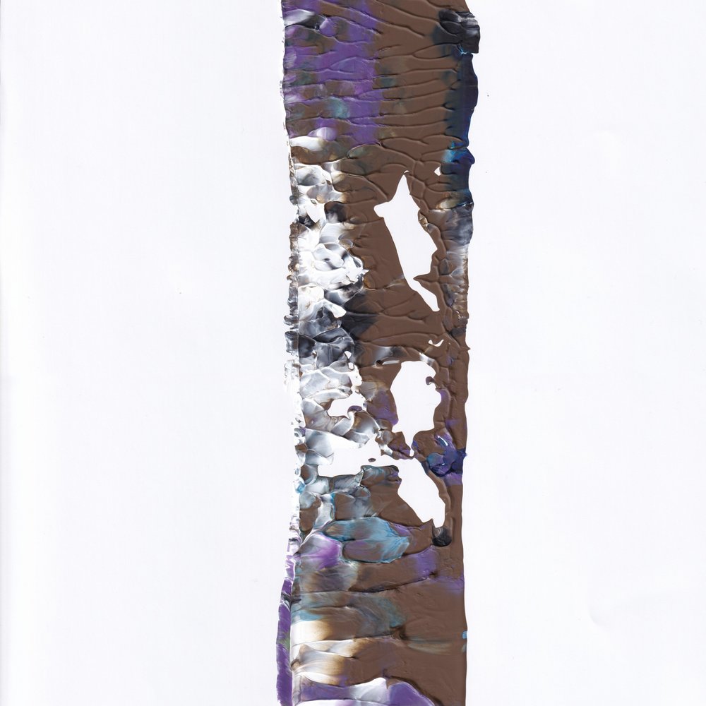 Rayas de pintura texturizada de Maira Ribena