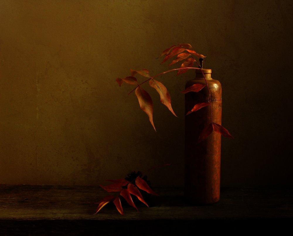Naturaleza muerta otoñal de Margaret Halaby
