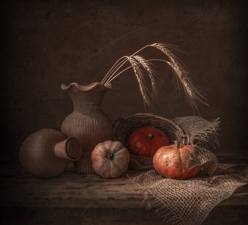 Naturaleza muerta de «Moody Harvest» de Margareth Perfoncio