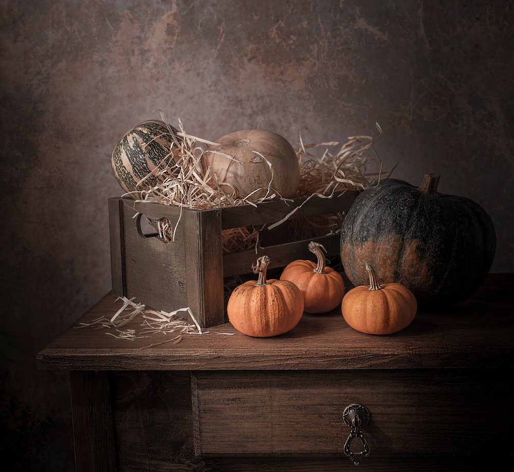 Calabazas rústicas de otoño de Margareth Perfoncio
