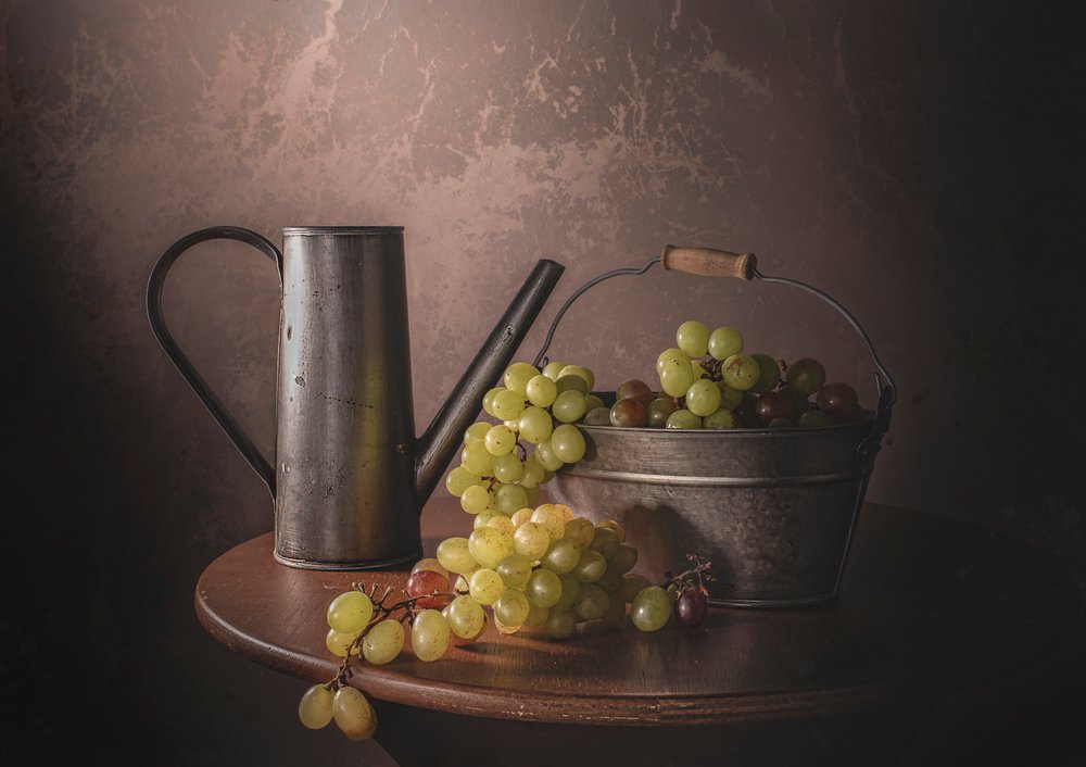 Vendimia de uvas de añada de Margareth Perfoncio