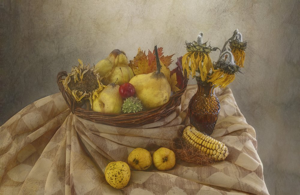 Naturaleza muerta de la cosecha de otoño de Marie-anne Stas