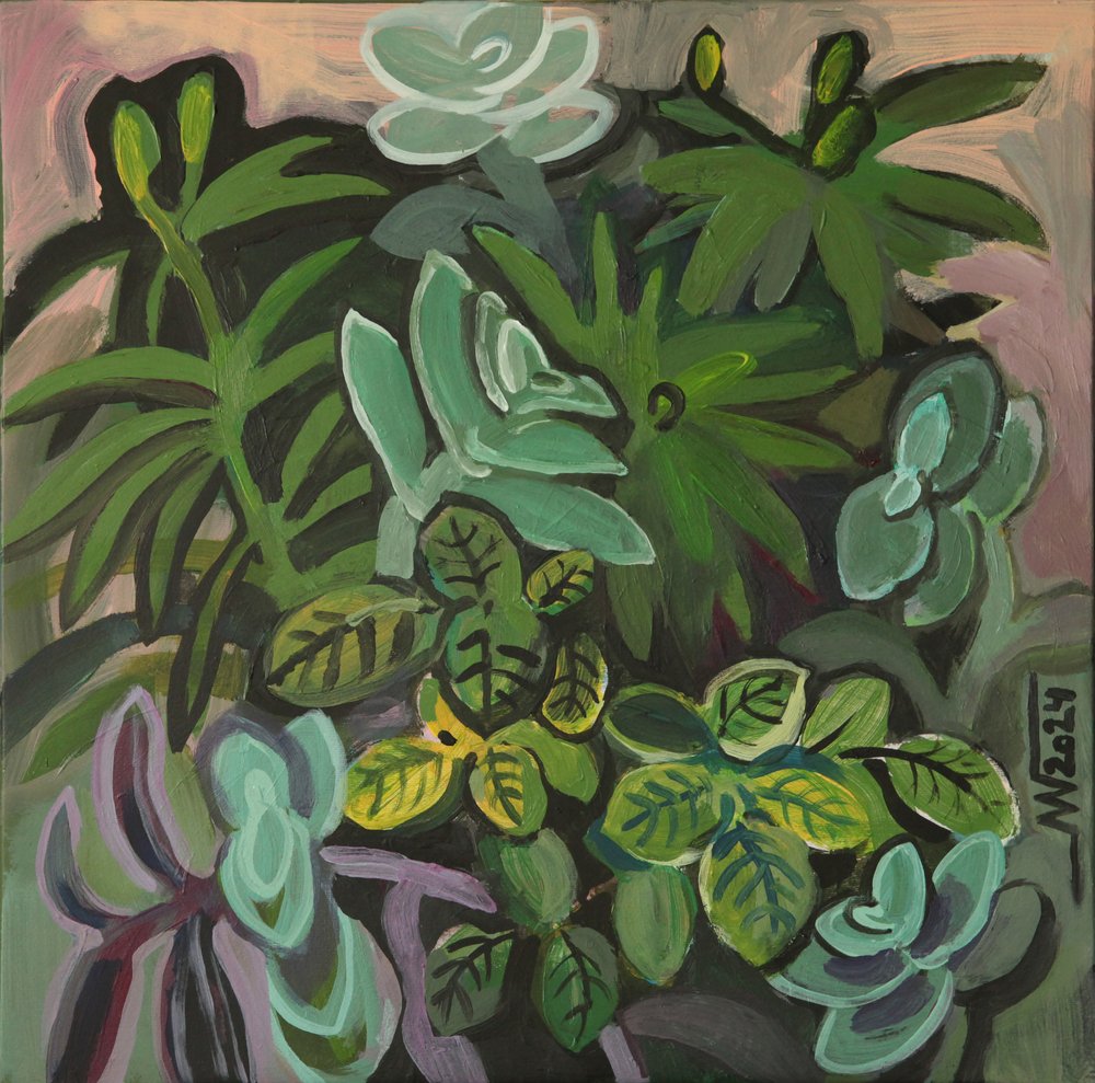Plantas verdes modernas de Marina Gorkaeva