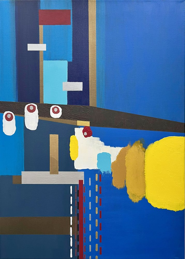 Geometría abstracta y llamativa de Marina Kozyr