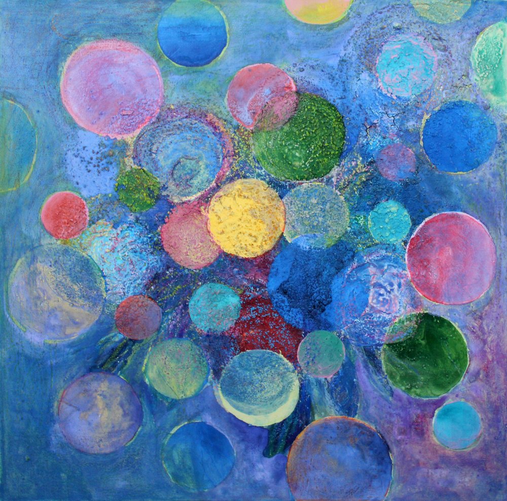 Círculos abstractos de colores de Marina Nelson