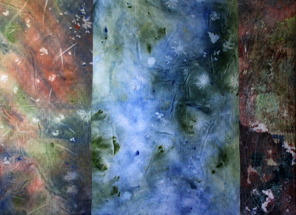 Texturas de tintes orgánicos de Marina Nelson