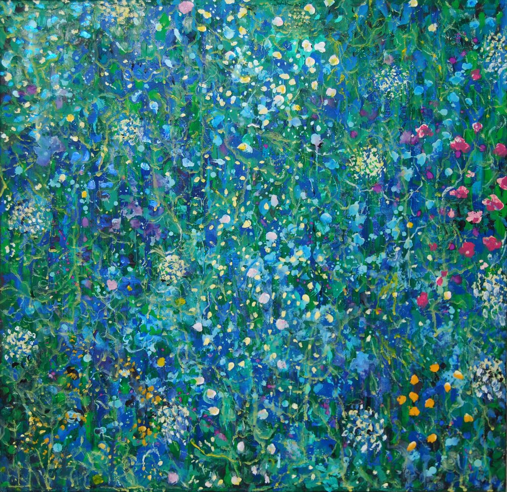 Pradera de flores en todo su esplendor de Marina Nelson