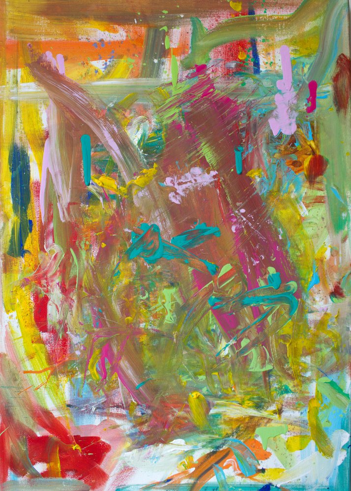 Pinceladas abstractas llenas de vida de Marloes Aerts