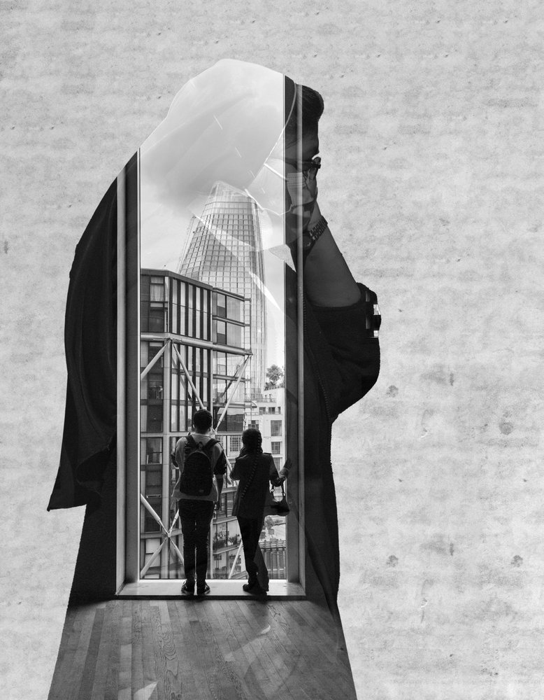 Visión urbana de doble exposición de Martin Agius