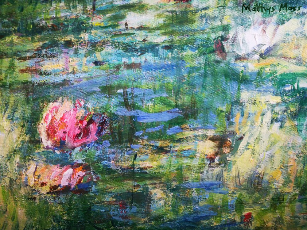 Nenúfares de colores vivos de Matthys Moss