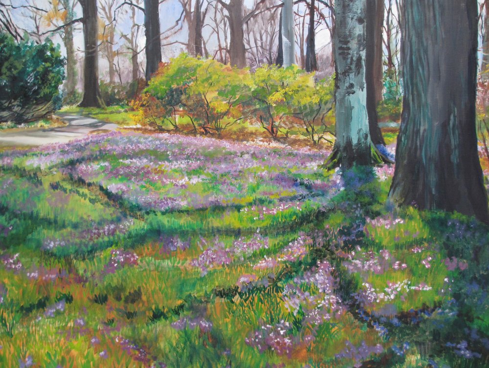 Sendero del Parque de las Flores de Primavera de Maxine Shore