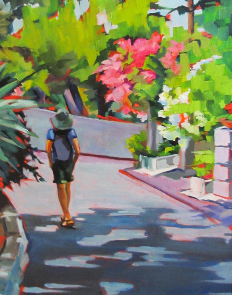 Paseo por el jardín en verano de Maxine Shore